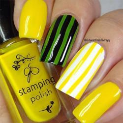 #8 You Are My Sunshine -Stamping neglelak, Clear Jelly Stamper